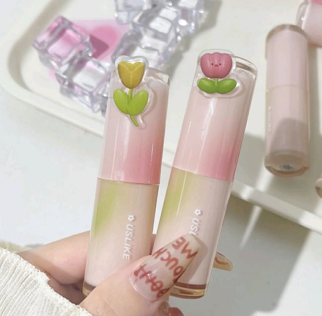 USLIKE Flower Lip Balm